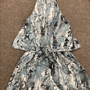 Boutique brand “ Tyche” snake print romper